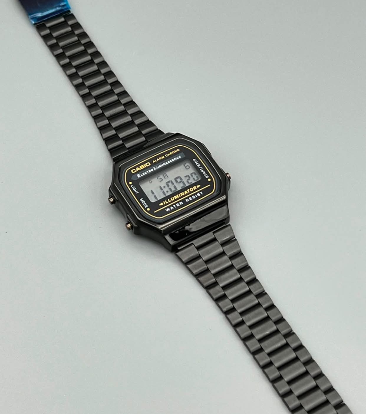 Casio Digital Watch (Black Stainless Steel)