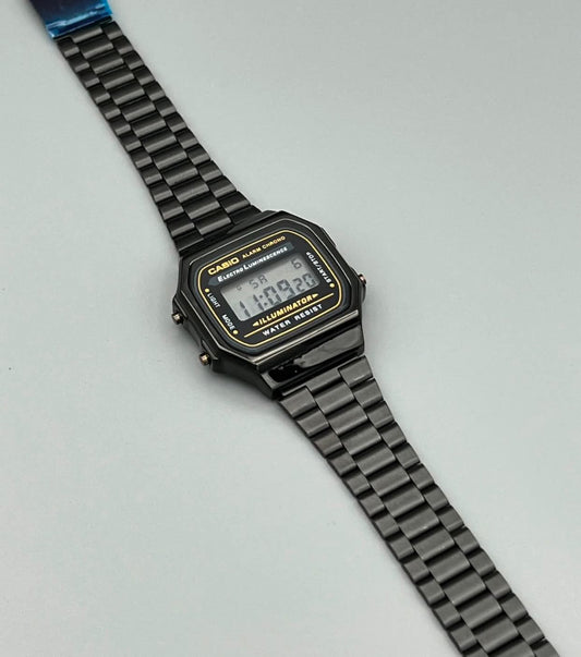 Casio Digital Watch (Black Stainless Steel)