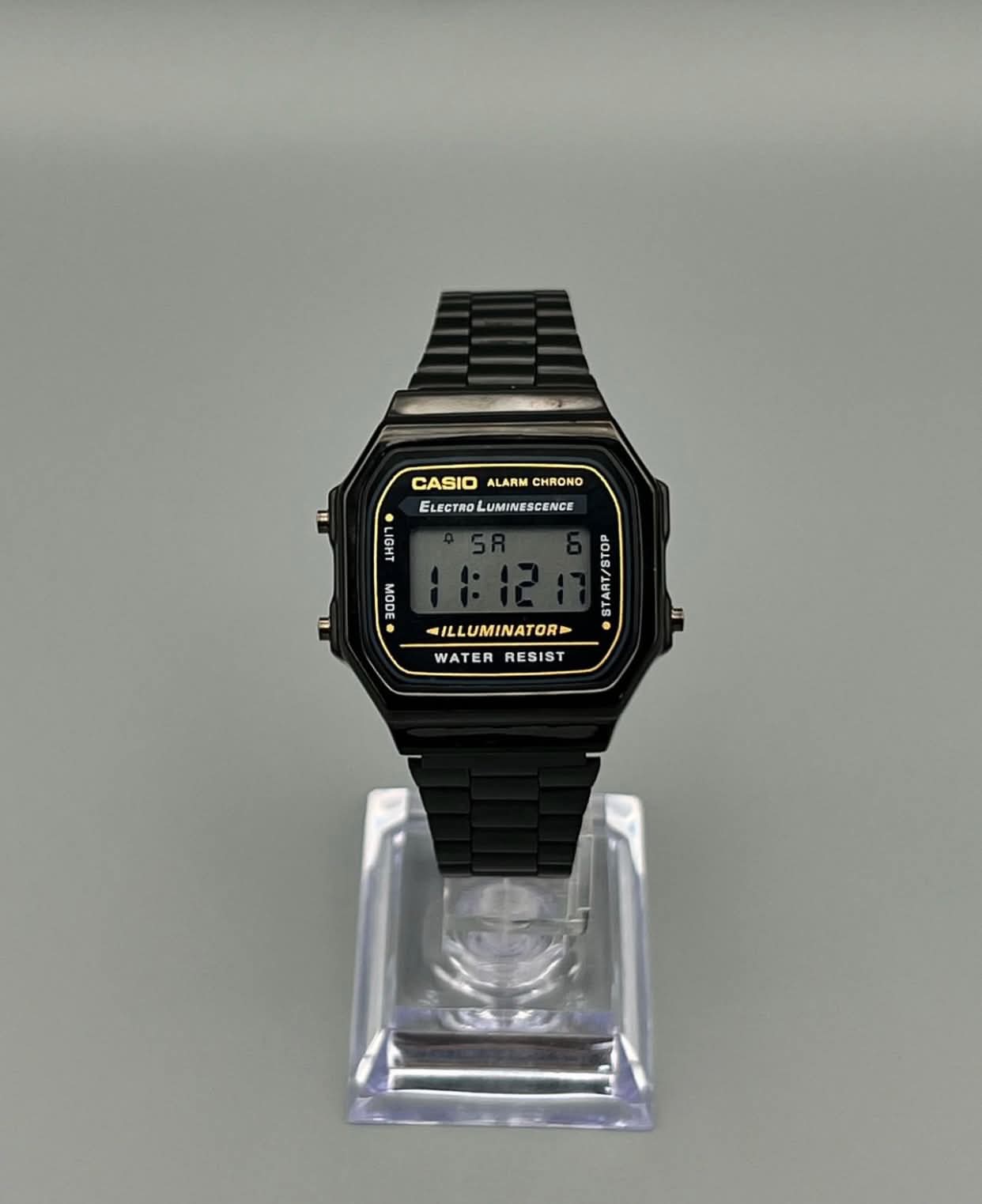 Casio Digital Watch (Black Stainless Steel)