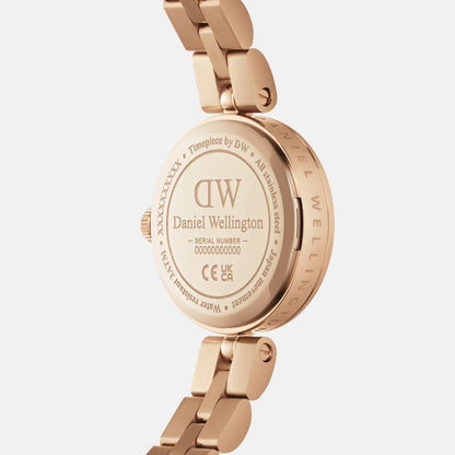 DANIEL WELLINGTON ELAN LUMINE ROSE GOLD MALACHITE DIAL WATCH