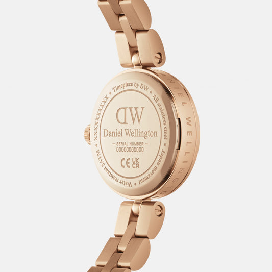 DANIEL WELLINGTON ELAN LUMINE ROSE GOLD MALACHITE DIAL WATCH